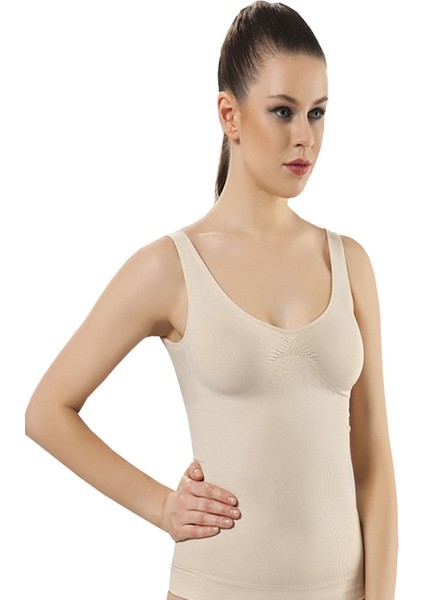 Kadın Ten Dikişsiz Atlet Korse