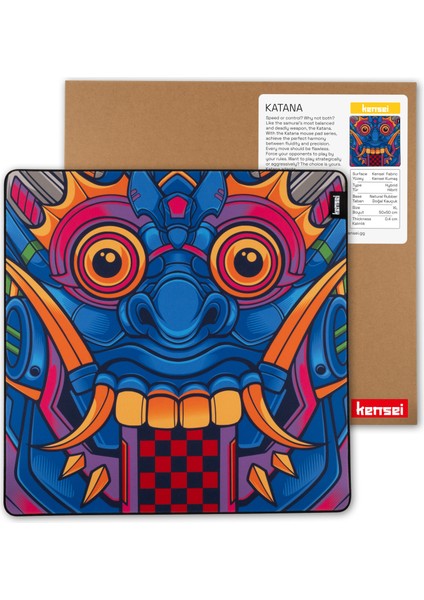 Katana Edition Barong 500X500X4MM Hybrid Gaming Espor Oyuncu Mouse Pad