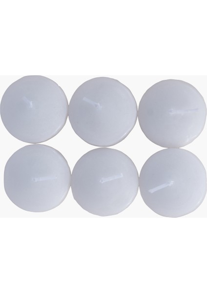 Yüzen Mum Set Parlak Krem