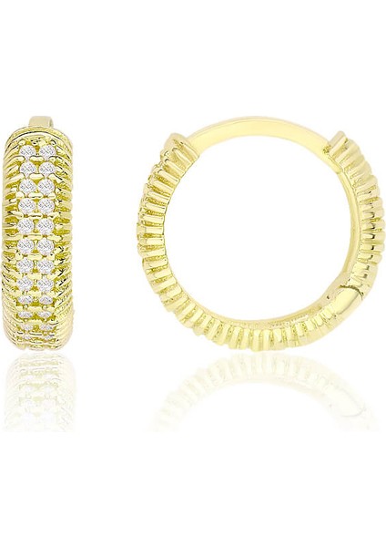 Su Yolu Mini Altın Küpe