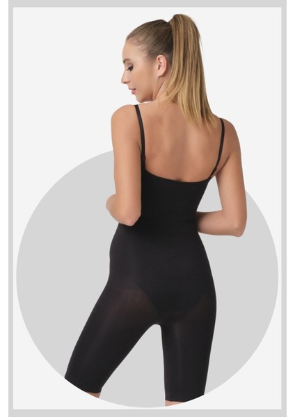 Kadın Siyah Ip Askılı Tam Boy Korse 9S10 fiyatları