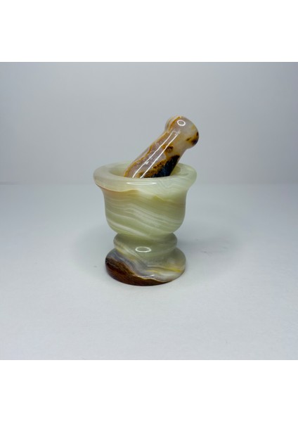 Doğal Mermer Havan-El Işçiliği Lüks Mutfak Aksesuarı