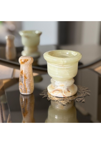 Doğal Mermer Havan-El Işçiliği Lüks Mutfak Aksesuarı fiyatları