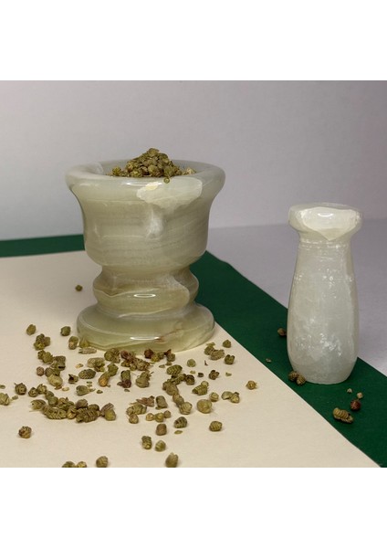 Doğal Mermer Havan-El Işçiliği Lüks Mutfak Aksesuarı fırsatları