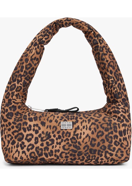 Tjw Urban Leopar Desenli Omuz Kadın Omuz Çantası AW0AW1824101R