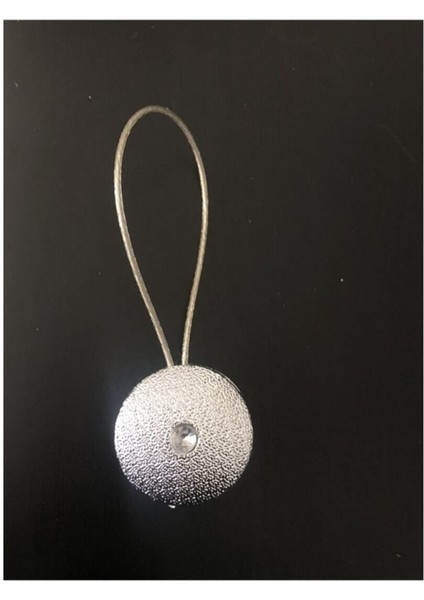 Perde Mandalı Gümüş Yuvarlak Mıknatıslı Perde Toplayıcı Perde Aksesuar