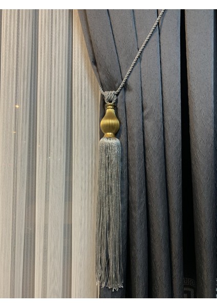 Perde Sarkıt Perde Toplama Orta Süs Püsküllü Aksesuar