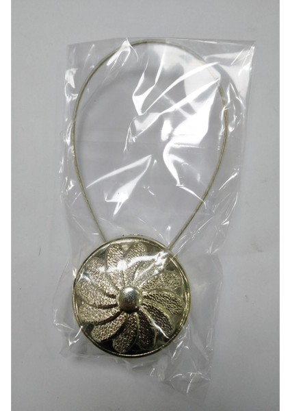 Mıknatıslı Perde Tokası Çiçek Perde Mandalı Gold (5 Adet) fiyatları