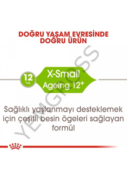 X-Small Ageing 12 Yaş Üzeri Yaşlı Köpek Maması 1.5 Kg fiyatları