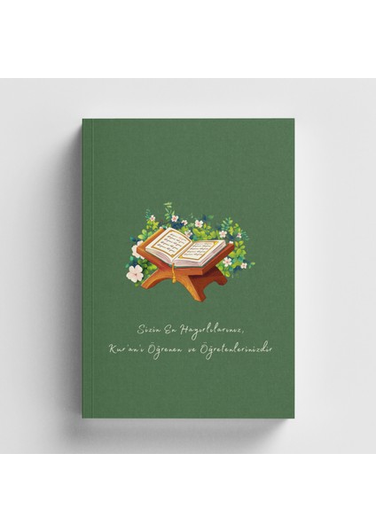 Kur'an'ı Öğrenen ve Öğretenler Islami Defter (Ayet-Hadisli)
