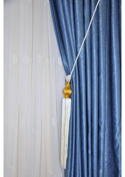 Fon Perde Tavan Bağlama Püsküllü Braçol Kornişe Takmatik Ipli Tavan Perde Aksesuar Kemik fiyatları