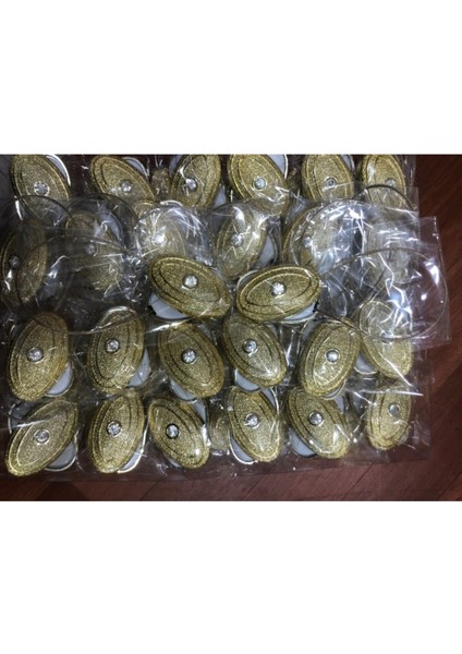 Mıknatıslı Perde Tokası 6 Adet Gold