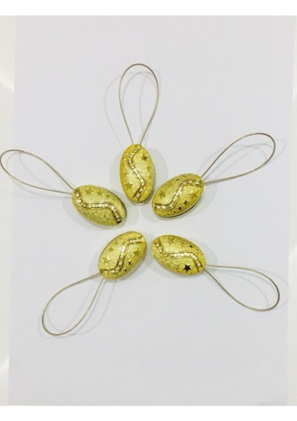 Gold Mıknatıslı Perde Mandalı 5 Adet