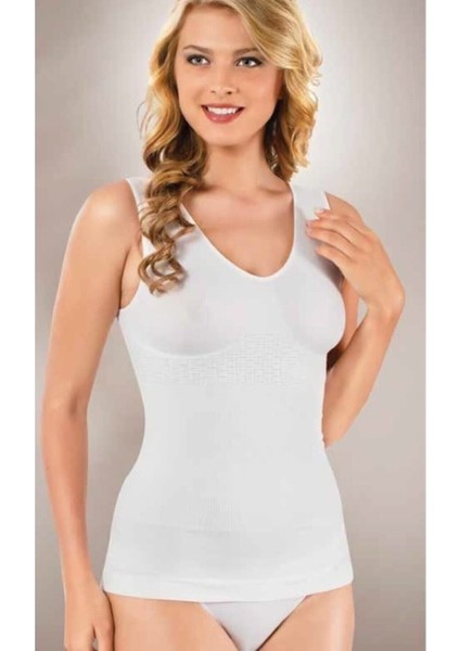 Kadın Toparlayıcı Kalın Askılı Atlet Korse