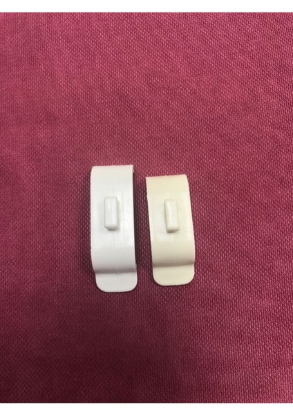 Zebra Stor Perde Ayağı Pratik Kornişe Takma Aparatı Geniş Ayak 10LU Paket