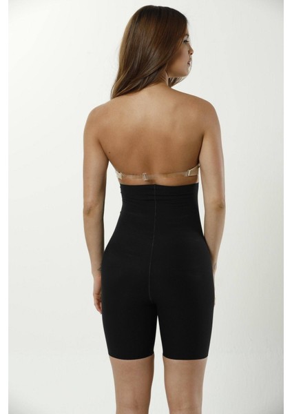 Lazer Kesim Dikişsiz Yüksek Bel Paçalı Hayalet Kadın Korse 2002