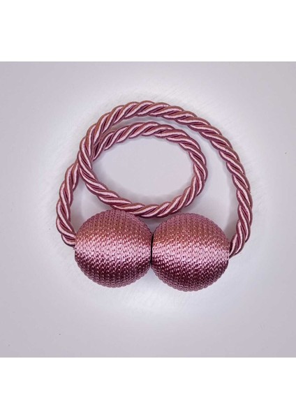 Mıknatıslı Perde Bağlama Aparat Aksesuarı 115-GÜL Kurusu