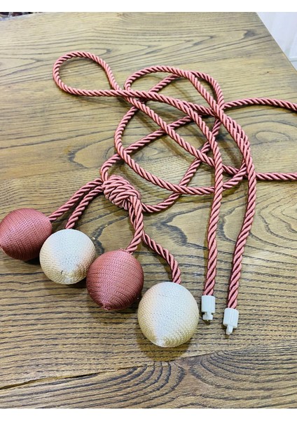 Modern Sarım 4 Toplu Braçol Kornişe Takmatik Ipli Tavan Perde Aksesuarı Gold Krem fiyatları