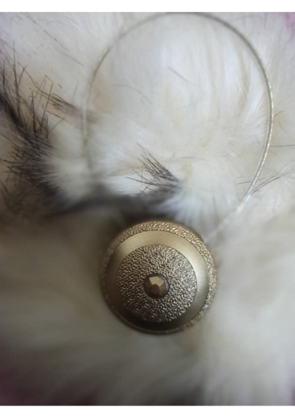 Gold Desenli Mıknatıslı Perde Mandalı (1 Adet)