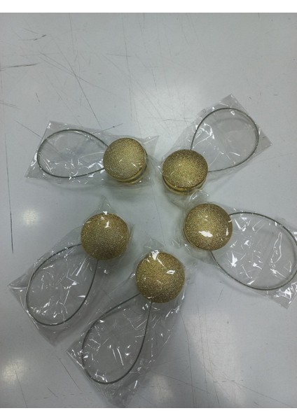 Mıknatıslı Perde Mandalı 5li Paket Sarı Renk modelleri