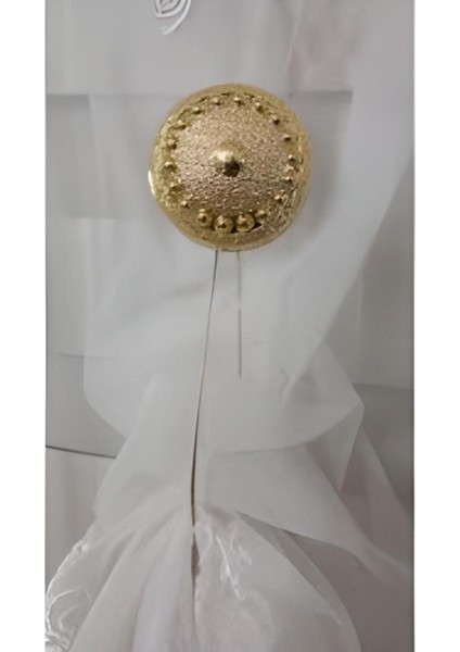 Mıknatıslı Perde Tokası Yuvarlak - Perde Mandalı Altın Sarı 1 Adet