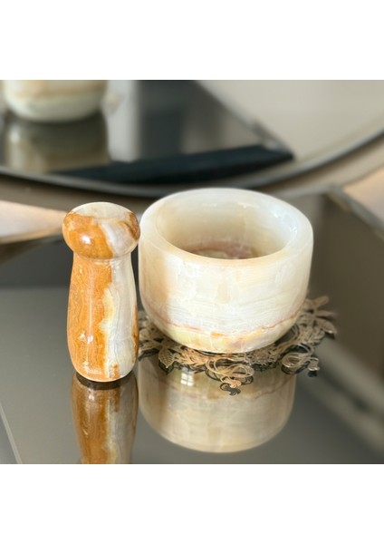 Doğal Mermer Havan-El Işçiliği Lüks Mutfak Aksesuarı indirimleri