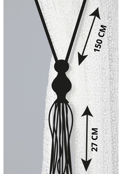 Yeni Moda Perde Aksesuarı Püskül Model Braçol Perde Toplayıcı Vizon fiyatları