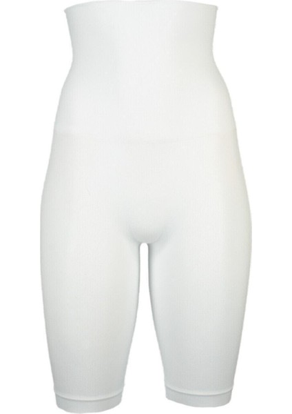 Kadın Beyaz Uzun Göbek Korse 2460