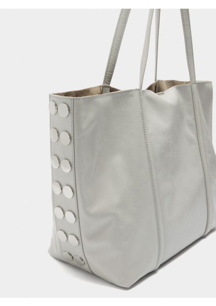 Zımba Detaylı Süet Deri Shopper Çanta fiyatları