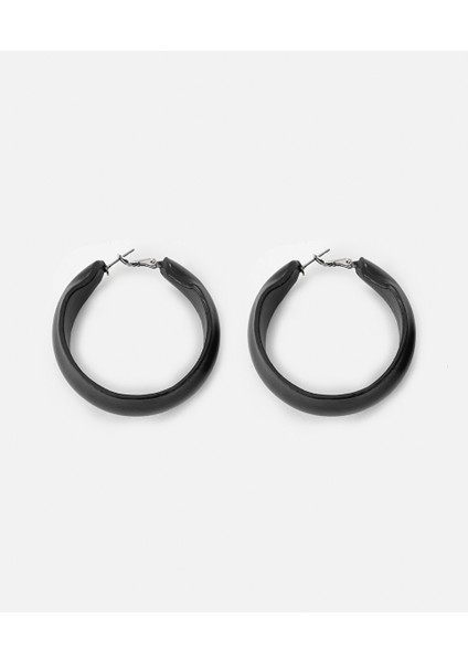 Deri Görünümlü Halka Küpe IW6250068005001