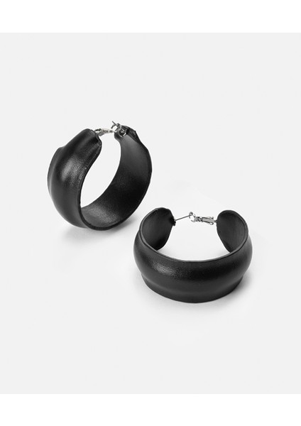 Deri Görünümlü Halka Küpe IW6250068005001 modelleri