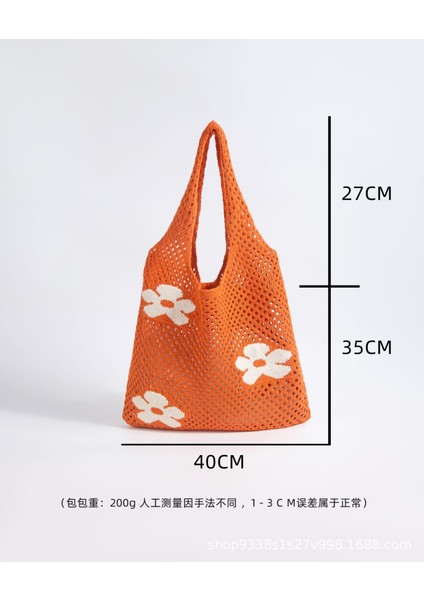 Örme Örgü Içi Boş Tek Omuzlu Tot Kadın Çantası (Yurt Dışından) fiyatları