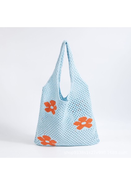 Örme Örgü Içi Boş Tek Omuzlu Tot Kadın Çantası (Yurt Dışından)