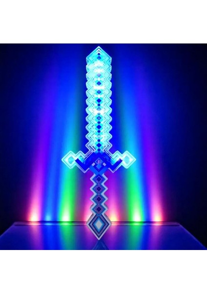 Yüksek Kalite Sesli LED Işıklı Kılıç Pixel Kılıç Işıklı 62 cm