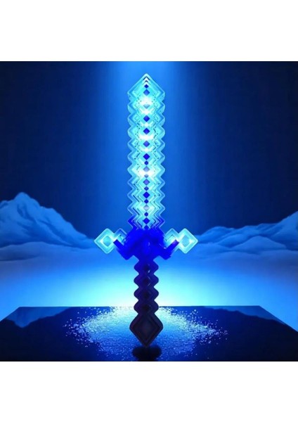 Yüksek Kalite Sesli LED Işıklı Kılıç Pixel Kılıç Işıklı 62 cm fırsatları