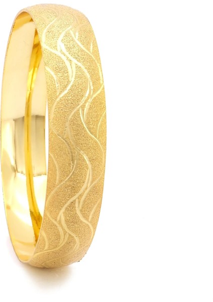 altın kaplama dalgalı model bılezık-blz-3110