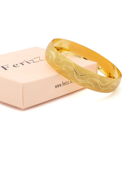 altın kaplama dalgalı model bılezık-blz-3110 modelleri