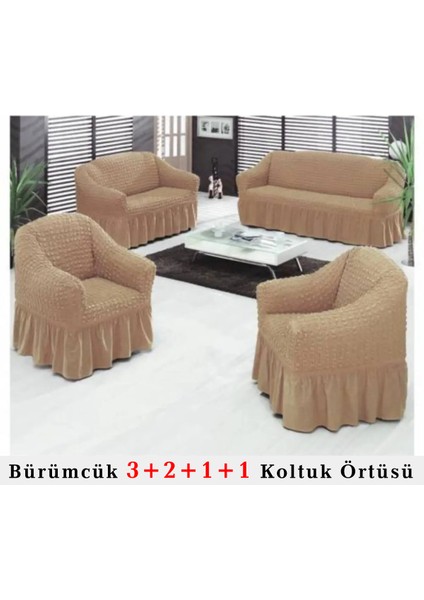 Bürümcük Koltuk Örtüsü, Kanepe, Çekyat Örtüsü, Koltuk Kılıfı 3 2 1 1 Takım