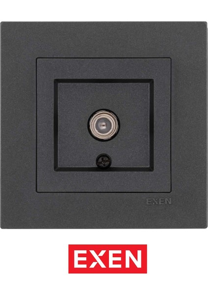 Karell Antrasit Uydu Prizi (F Konnektör)