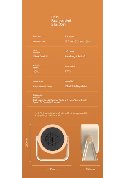 Yeni Model Ev ve Ofis Masa Üstü Isıtıcı (Yurt Dışından) fiyatları