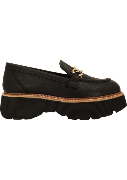 26883070 Hakiki Deri Kadın Loafer Ayakkabı