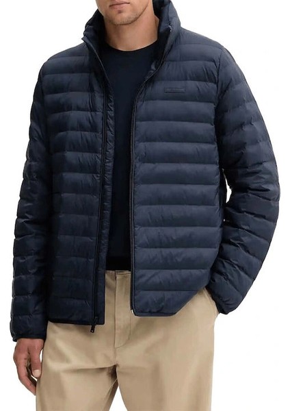 Uzun Kollu Hafif Naylon Kapitone Erkek Ceket LV04LC506G-CEF