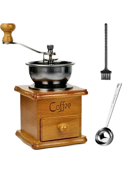 Vintage Kütük El Değirmeni Kahve Makinesi (Yurt Dışından)