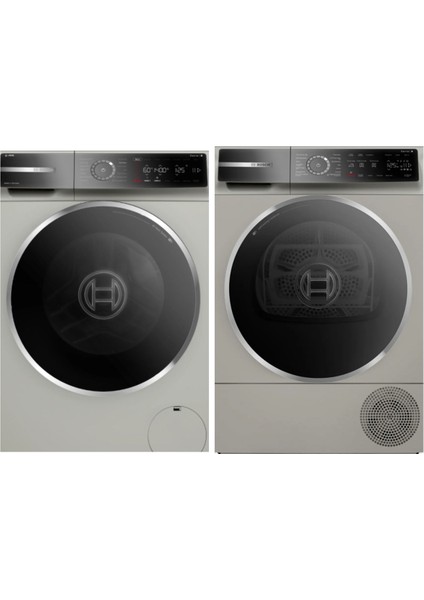 WGB254ASTRTR Çamaşır Makinesi & WQB245AXTR KURUTMA MAKİNASI ***İTHAL SERİE 8 ÇAMAŞIR & KURUTMA SETİ ***