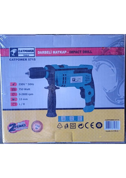 CATPOWER CAT5715 DARBELİ MATKAP 13 mm 710W