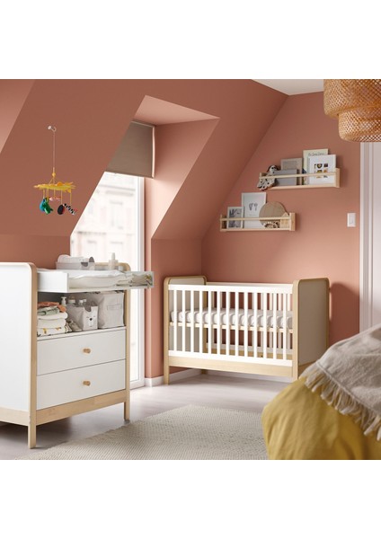 Alskvard Alt Değiştirme Masası Huş-Beyaz modelleri