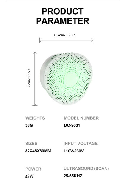 Ev Kablosuz Sessiz Ultrasonik Akar Sökücü (Yurt Dışından) fiyatları