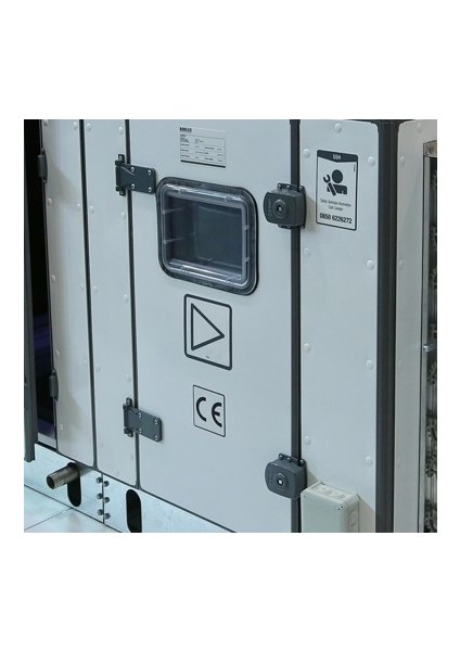 Mini Yüzey Montaj Hava Santral Kabin Ağır Panel Kilit - Metal Gövde (+ Alu. Kare 8. Anahtar) fiyatları