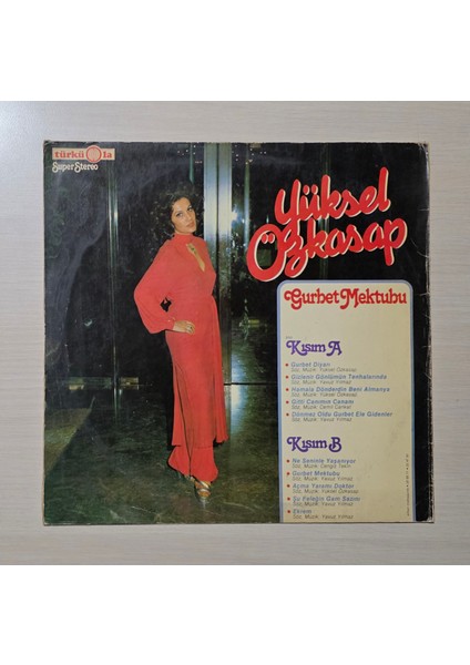 - Gurbet Mektubu - 1981 - Dönem Baskı Plak - Longplay - Lp fiyatları