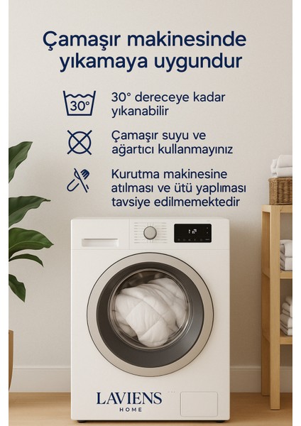 Organik Pamuk Bebek Yorgan ve Yastık Takımı 95x145 cm – Beyaz, Yumuşak Silikon Elyaf Dolgulu fırsatları